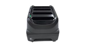 4-Slot Spare Battery Charger, Black, Suitable for TC21 / TC26