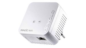 Powerline MAGIC 1 WiFi Mini Extension Adapter 1x 10/100/1000 1.2Gbps Euro Type C (CEE 7/16) Plug