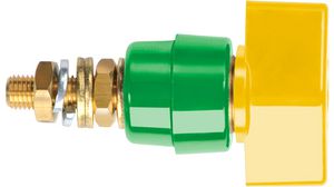 Binding Post 4mm 63A 1kV Green / Yellow