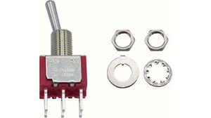 Miniature Toggle Switch ON-ON 2 A / 5 A 2CO