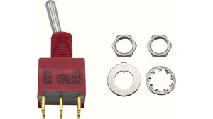 Miniature Toggle Switch ON-ON 2 A / 5 A 2CO IP67