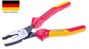 Heavy-Duty VDE Combination Pliers with Cutter, 1kV Approved, 200mm