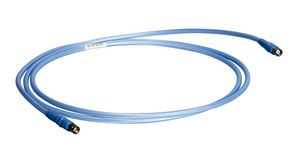 Konfektioniertes HF-Kabel, Mikrowelle SMA Männlich - SMA Männlich 18GHz 50Ohm Blau 1m