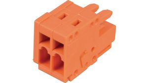Pluggable Terminal Block, Straight, 3.81mm Pitch, 2 Poles