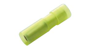 Crimp Terminal, Socket, Yellow, 4 ... 6mm², Polyamide, 27mm, Pack of 100 pieces