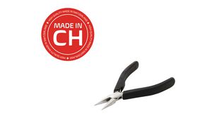 ESD Precision Pliers, Long / Snipe Nose / Serrated, 130mm