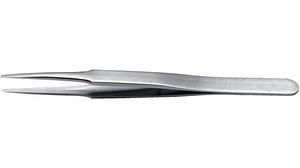 Tweezers High Precision Stainless Steel Flat / Round 120mm