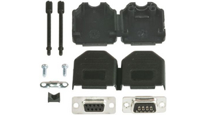 D-Sub Connector Kit, DA-15 Socket, Solder, SPCC