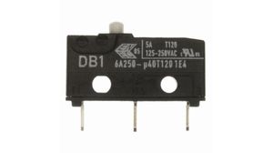 Micro Switch DB, 6A, 1CO, 1.47N, Plunger