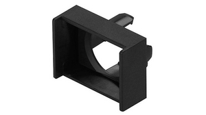 Front frame, Plastic, Black, 55 Series Switch