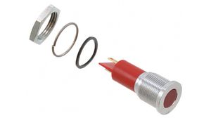 LED IndicatorSolder Lug / Faston 2.8 x 0.8 mm Fixed Red DC 24V