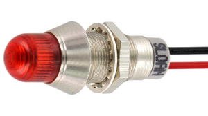 LED dioda svítidleSplétaný vodič Pevný Červená DC 28V
