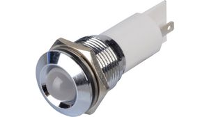 LED IndicatorSolder Lug / Faston 2.8 x 0.8 mm Fixed White DC 24V