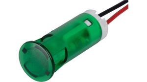 LED IndicatorWires Fixed Green DC 12V