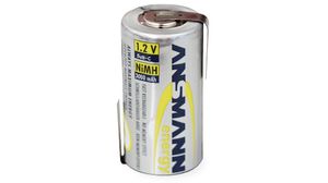 Rechargeable Battery, Ni-MH, Sub C, 1.2V, 3Ah