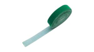 Hook and Loop Cable Tie 10m x 20mm Polyamide / Polypropylene Green