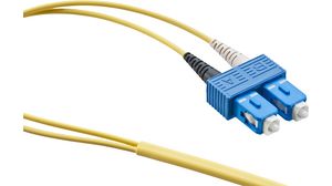 Câble à fibre optique 9/125 um OS2 Duplex SC - SC 1m