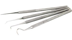 Set of 4 Probes, Stainless Steel