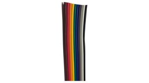 Ribbon Cable, PVC 10x 0.25mm² Unscreened 30m