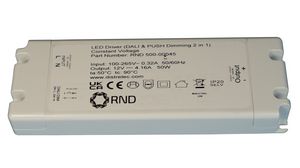 LED Driver, DALI Dimmable CV, 50W 2.08A 24V IP20