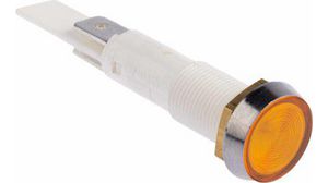 Orange Indicator, 24V, 10mm Mounting Hole Size