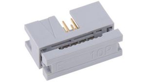 WSW 10-Way IDC Connector Plug for Cable Mount, 2-Row