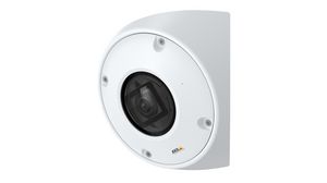 Rohová kamera pro vnitřní nebo venkovní použití, Fixed Dome, 1/2.5 CMOS, 125°, 2304 x 1728, Bílá
