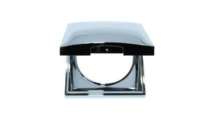 Cover Frame Glossy with Protective Cover INTEGRO Flush Mount 59.5 x 59.5mm Chrome