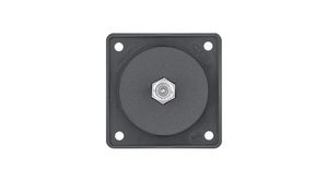 Aerial SAT Wall Outlet Matte INTEGRO 1x IEC (Coaxial) Flush Mount Anthracite