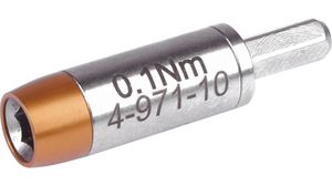 Drehmomentadapter für 4 mm Bits, 100 Nmm