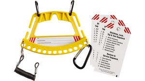 Safety Lock & Tag Carrier, Yellow