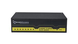 Serial Device Server, 100 Mbps, Serial Ports - 8, RS232