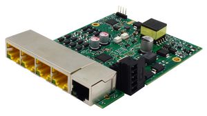 Embedded Industrial PoE Switch, Unmanaged, 100Mbps, 90W, RJ45 Ports 5, PoE Ports 4