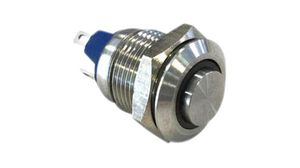 Pushbutton Switch, Vandal Proof Momentary Function Stainless Steel 1NO IP67 Soldering Lugs