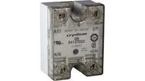 Solid State Relay, GN, 1NO, 50A, 660V, Screw Terminal