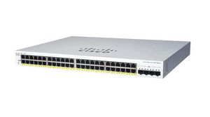 Ethernet Switch, RJ45 Ports 48, 1Gbps, Layer 2 Managed