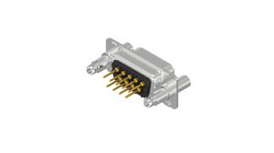 D-Sub Connector, Threaded Bolt, Socket, DE-9, PCB Pins