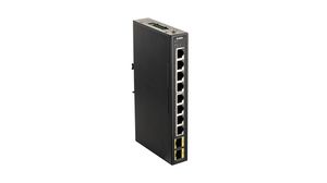 Ethernet Switch, RJ45 Ports 8, 1Gbps, Layer 2 Unmanaged