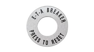 Drücken, um die Platte für die Serie E-T-A 1658 zurückzusetzen, 21.4mm