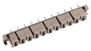 Connector, DIN 41612, Socket, Straight, Type H11, Poles - 11