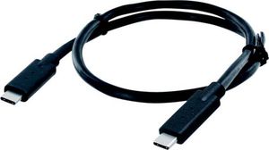 Cable, USB-C Plug - USB-C Plug, 1m, USB 3.1, Black