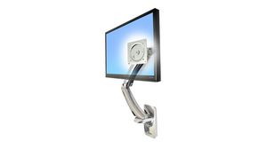 Braccio per monitor LCD con montaggio a parete, 42", 100x100 / 75x75 / 200x100 / 200x200, 13.6kg, argento