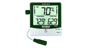 Thermo-hygrometer met vochtigheidswaarschuwing, 10 ... 99%, -10 ... 60°C