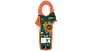 Clamp Multimeter, TRMS AC, 40MOhm, 4kHz, Backlit LCD, 1kA