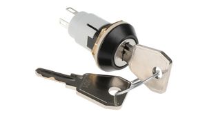 Lorlin IP67 Key Switch, SPDT, 3 A@ 50 V dc, 5 A@ 115 V ac 2-Way Common-Key