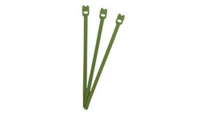 Hook and Loop Cable Tie 200 x 7mm Fabric / Polyamide Green