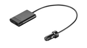Charger, Car, 2x USB-A / USB-C, 67.5W, Black