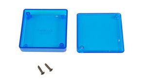 Miniature Plastic Hand Held Enclosure 1551 60x60x15mm Blue ABS IP54