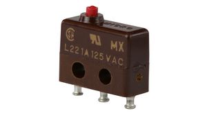 Micro Switch SX, 1A, 1CO, 0.7N, Pin Plunger