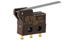 Micro Switch SX, 5A, 1CO, 0.31N, Straight Lever